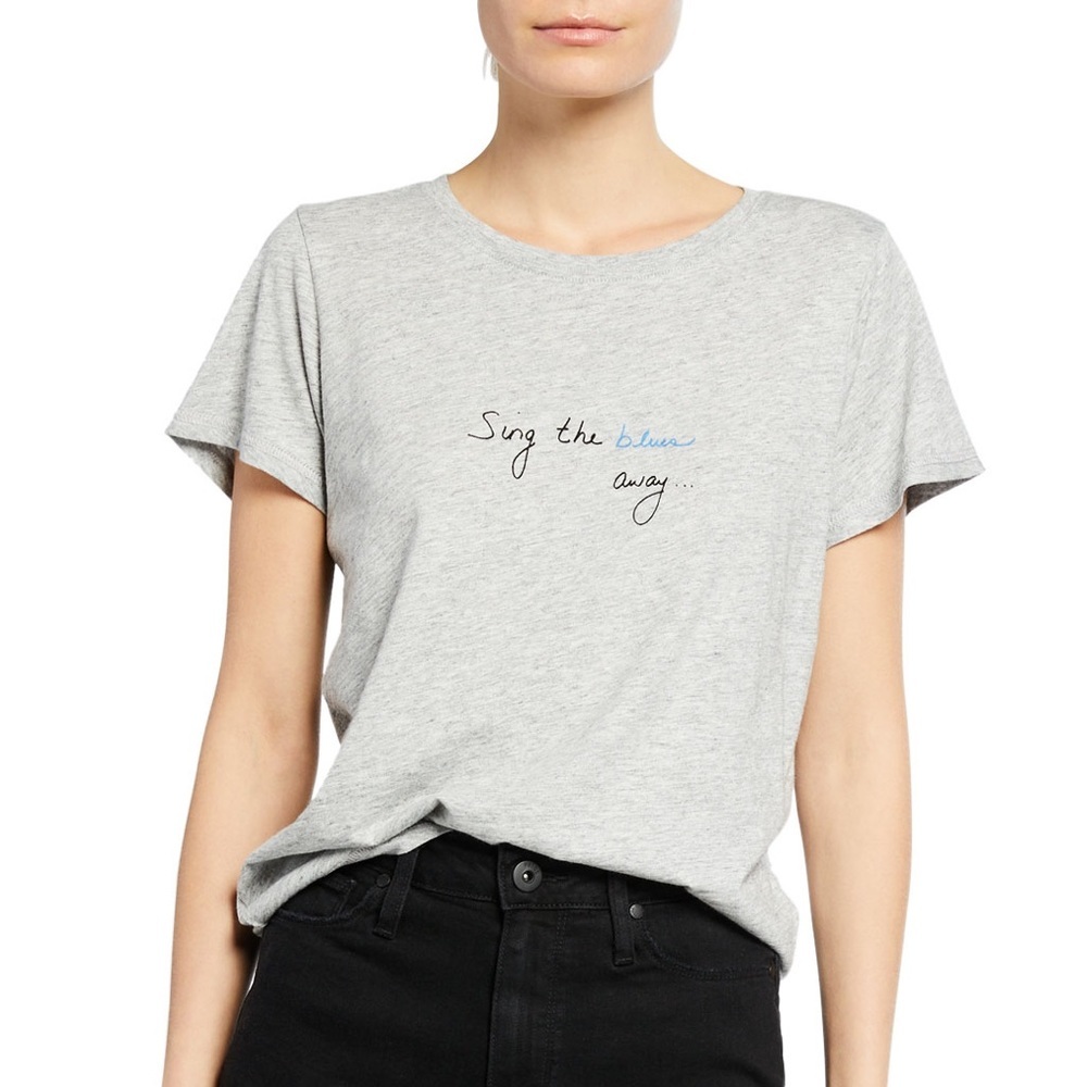 Paige Sing The Blues Away Nordstrom Ellison Tee Heather Grey